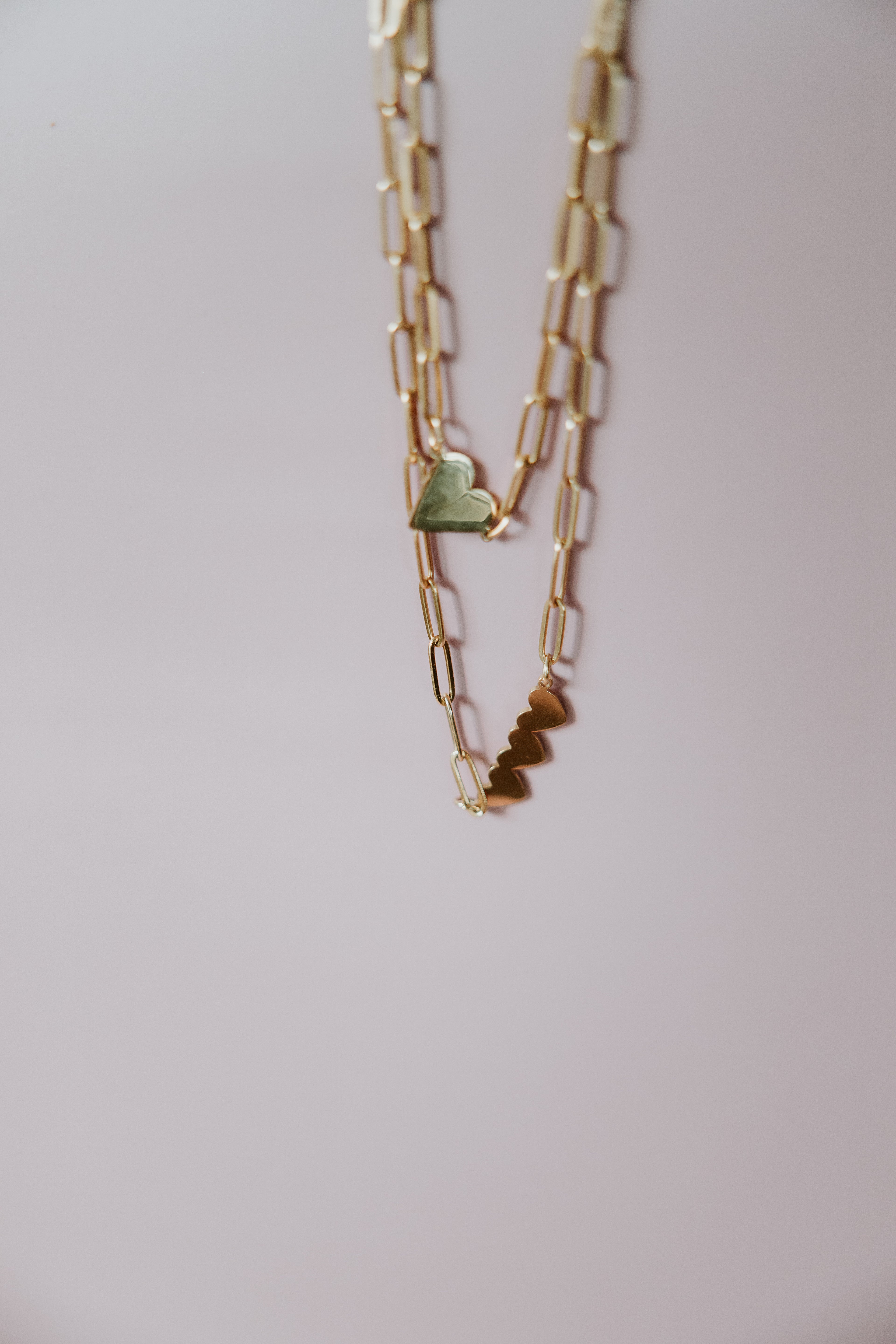 3 HEARTS STORY NECKLACE